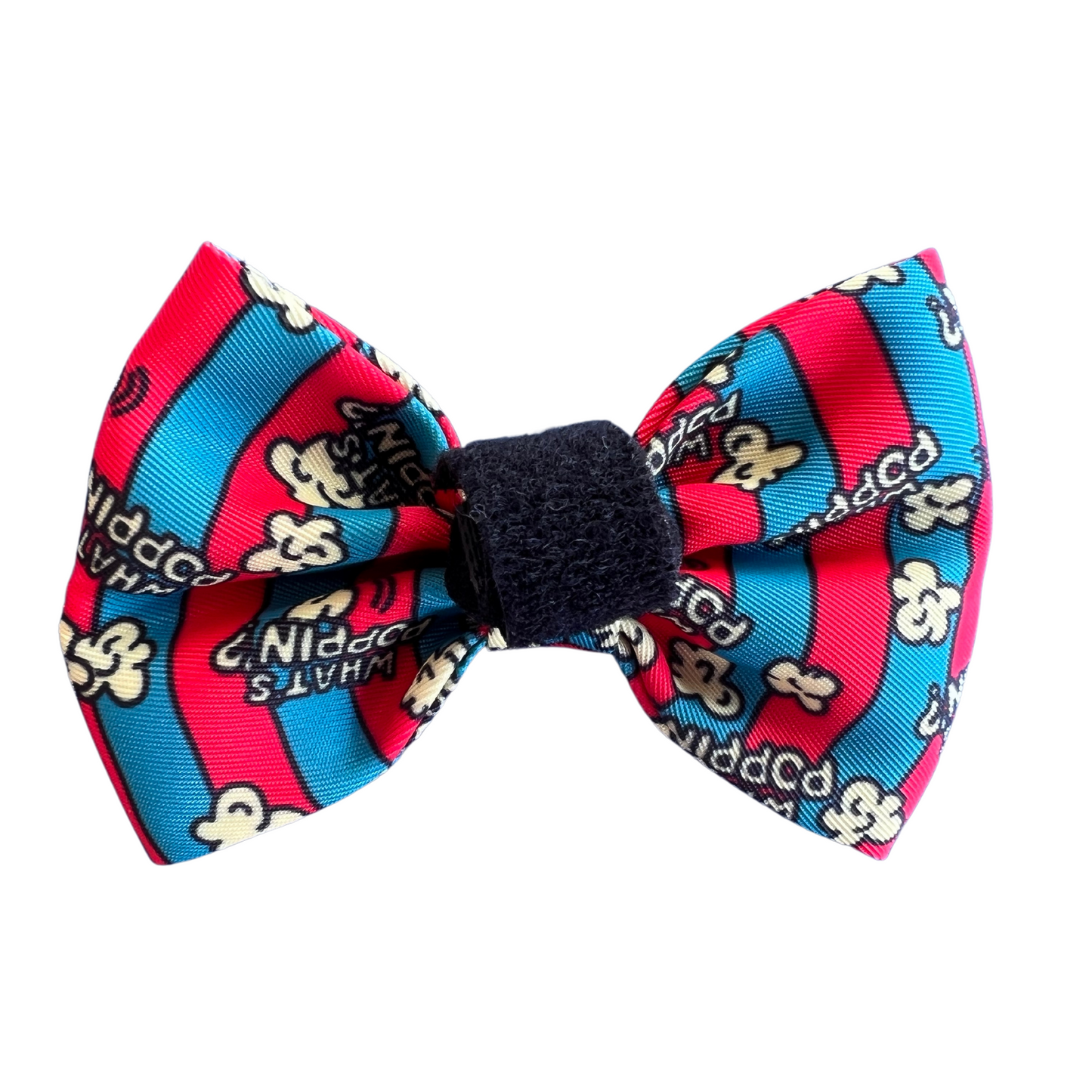 What's Poppin? Dog Bow tie