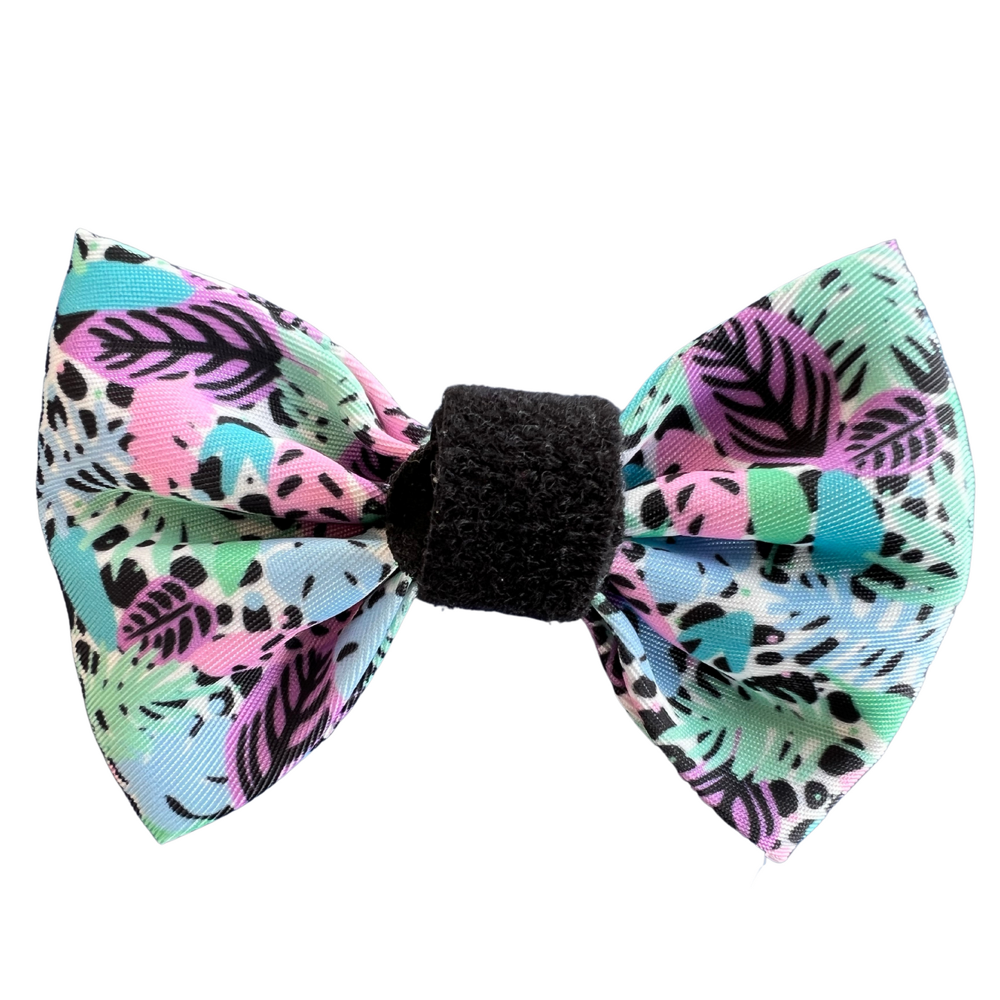 Neon Jungle Dog Bow tie