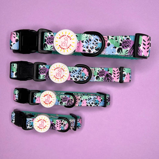 Neon Jungle Dog Collar